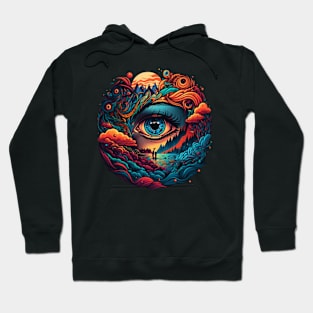 Psychedelic eye Hoodie